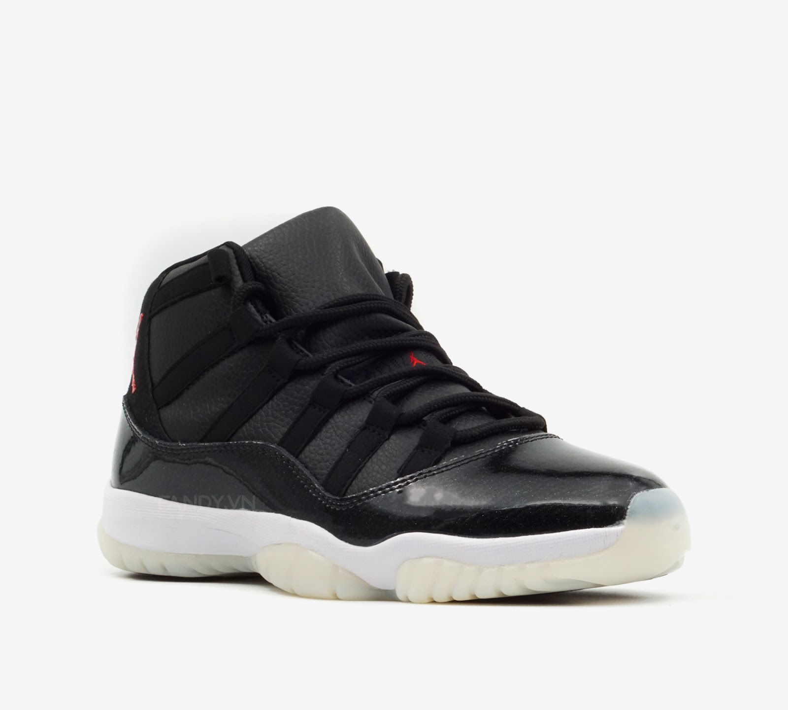 Giày Nike Air Jordan 11 Retro  72-10  Black/Gym Red-White