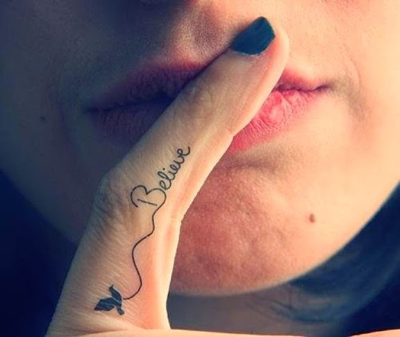 finger small tattoos for girls