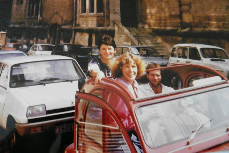 Sandra Kennedy - my CV2 (two cylinder car) in Paris. I taught in the American International School for 4 years! This CV2 made it over the Alps, in and around Paris. I loved driving it. #TeachAbroadBecause You will Live Life Fully!