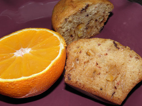 Muffinki pomaranczowe z czekolada