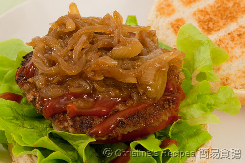 意大利黑醋焦糖洋蔥 Hamburger with Balsamic Caramelized Onions04