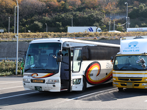 四国高速バス「さぬきエクスプレス神戸大阪号」　・310　室津PAにて