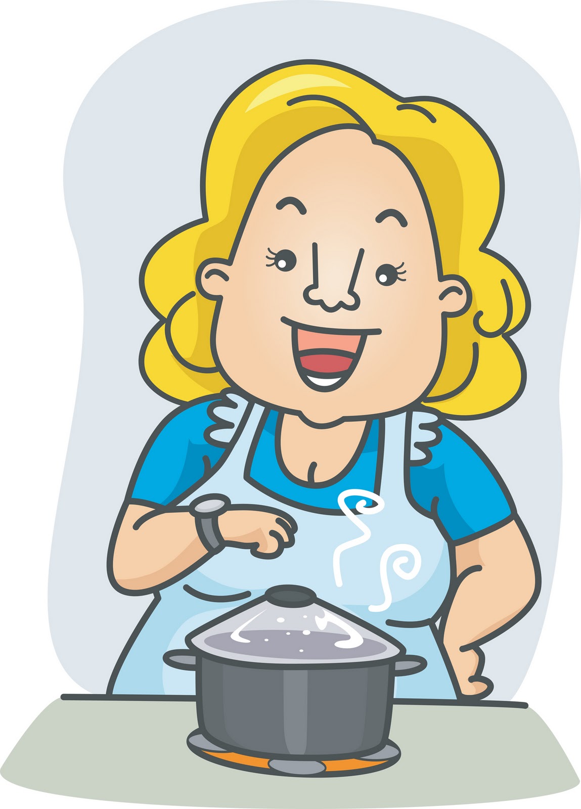cooking dinner clipart - photo #6