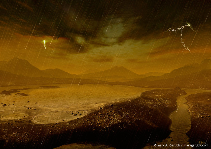 Eureka: Lluvia de metano en Titán