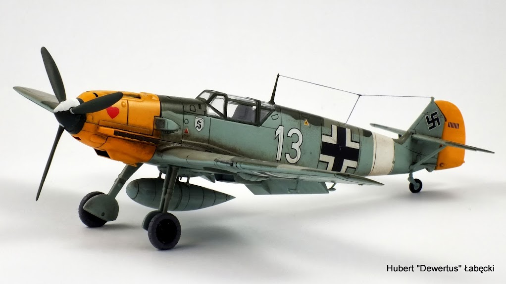 Malta 1940-43; Bf-109E7 7./JG.26 / Airfix 1:48  DSCF4577