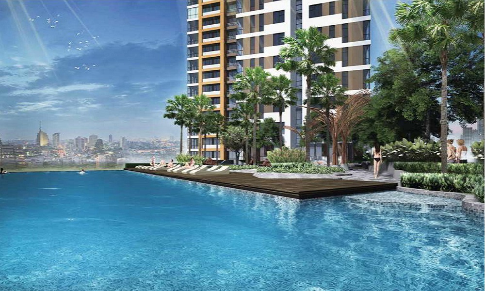 Hồ bơi Opal Skyview rộng 700m2 cực đẹp