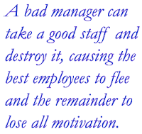 Bad managers