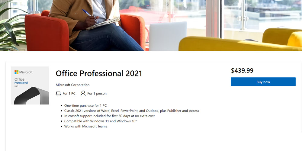 Office Professional 2021 Microsoft Store