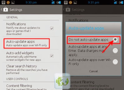 Cara Mematikan Auto Update Aplikasi pada Android