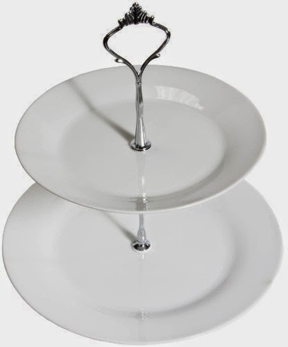 Milan 2 Tier Round Cake Stand