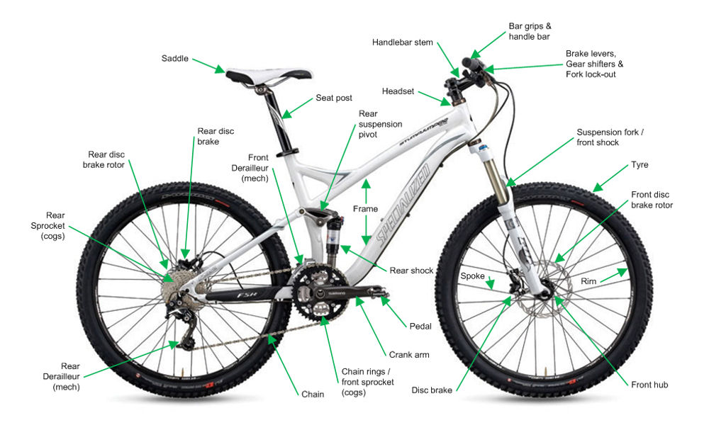 Triangle Bicycle Works: Tech/Info/Diagrams - Mtb+comp+Diagram