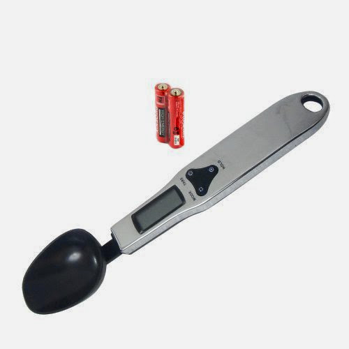 GIVESURPRISE MEASURING-SPOONS HLCS-300 300-1/10-Gram Digital Spoon Scale for Milk Powder, Salt, Tea