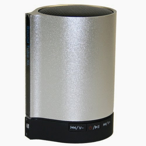  Wireless One ST-XLSL Sound Tube XL Premium Bluetooth Speaker - Retail Packaging - Silver