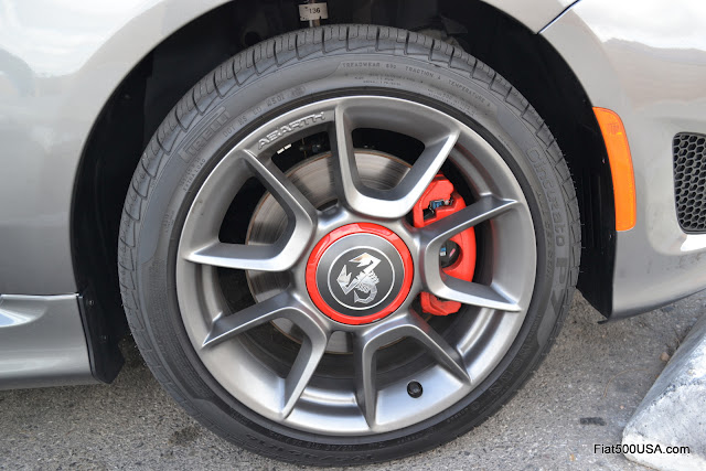 Fiat abarth tire size