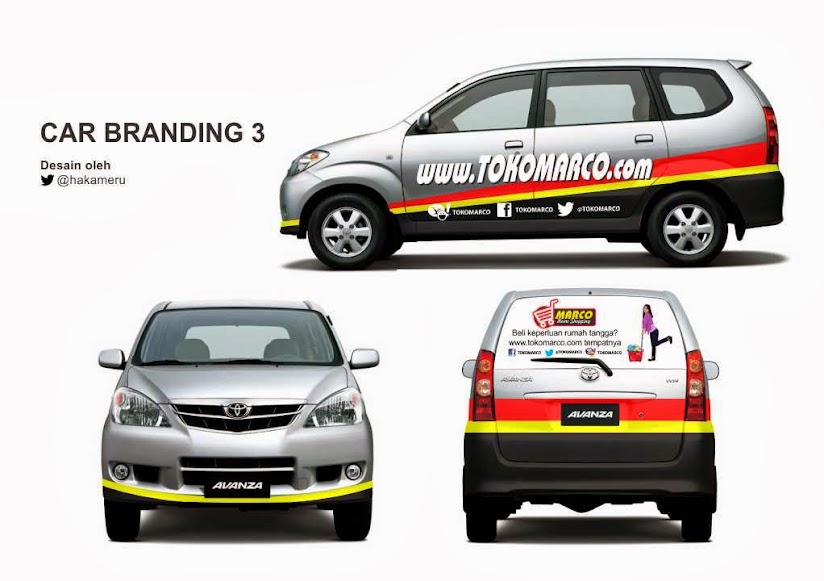 Branding Avanza Car Branding
