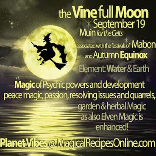 Planet Vibes Vine Full Moon September 19 2013