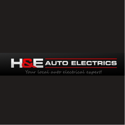H and E Auto Electrics logo