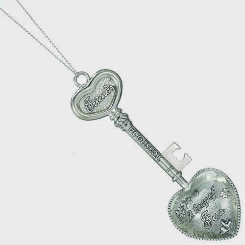 Keys to Love and Friendship Ornament - Friends - A Heap of Fun