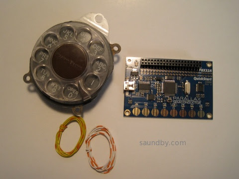 Propeller quickstart board and a telephone rotary dial...do I feel a project coming on?