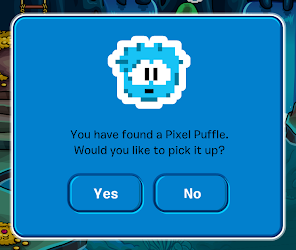 Club Penguin: Pixel Puffle Pin