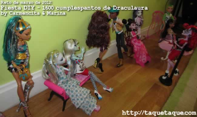 Reto de Marzo de 2012 - Fiesta DIY del 1600 Cumplespantos de Draculaura by Carmencita & Marina