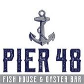 Pier 48 Fish House and Oyster Bar logo