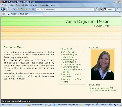 Vânia DD - Serviços Web, R. Santa Madalena - Bela Vista, São Paulo - SP, 01322-020, Brasil, Serviços_Web_design, estado São Paulo
