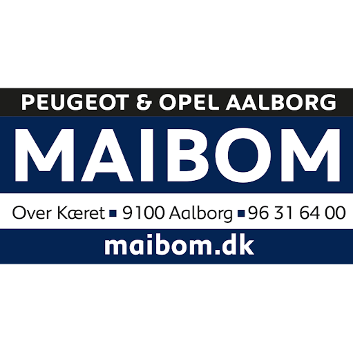 Maibom Aalborg - Peugeot og Opel logo
