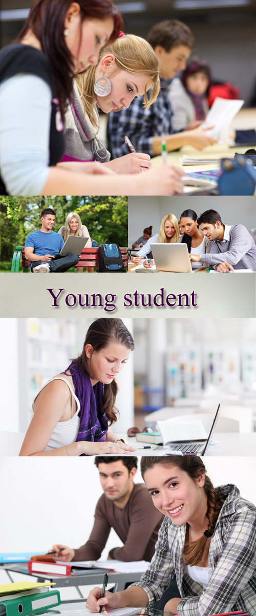 Stock Photo: Young student Set 9 Stock Photo: Young student Set 9