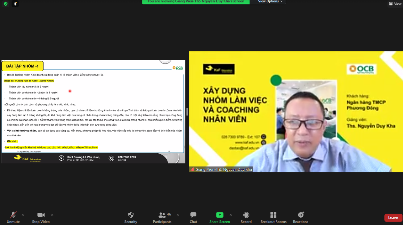 Mối quan hệ Coaching bỏ qua khoảng cách về chức vụ