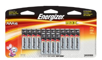  Energizer Max Alkaline Batteries