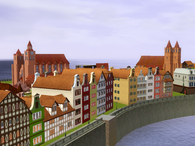 Delsburg sims3 european town sims3 delsburg