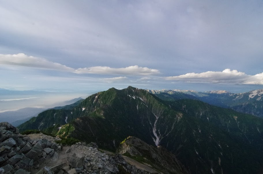 五竜岳山頂