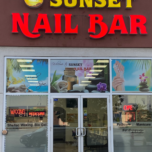 Sunset Nail Bar logo