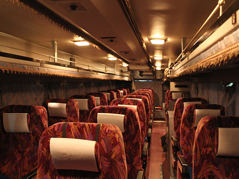 西鉄高速バス「さぬきエクスプレス福岡号」　3802　車内