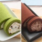 香帥蛋糕 特濃日式抹茶捲+義式巧克力雪藏(各1入,450g/入)