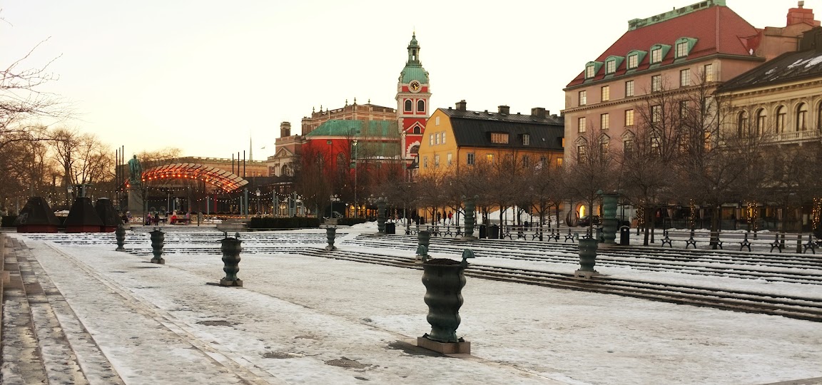 paseo de invierno por Estocolmo