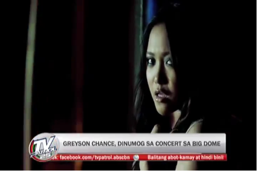 04/24/12 - TV Patrol (Featured)/ABS-CBN News - Greyson Chance Proud of Duet with Charice GCproudofCduet