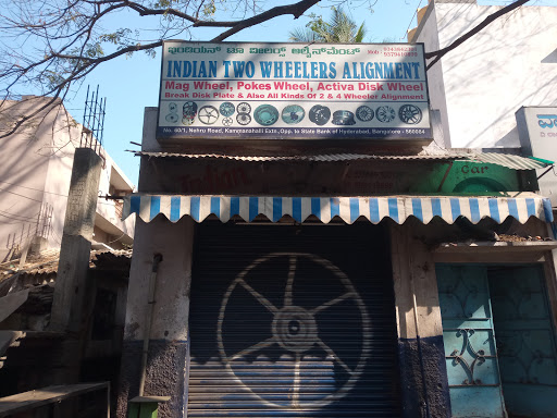 INDIAN TWO WHEELER ALIGNMENT, Patel Nanjundappa Road, St Thomas Town, Heerti Layout, Kacharakanahalli, Bengaluru, Karnataka 560084, India, Wheel_Alignment_Service, state KA