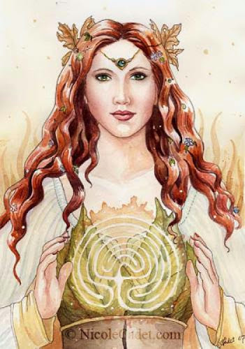 Pagan Goddess Ariadne Of The Labyrinth