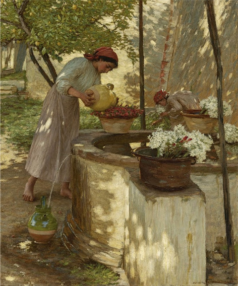 Henry Herbert La Thangue - Winter in Liguria