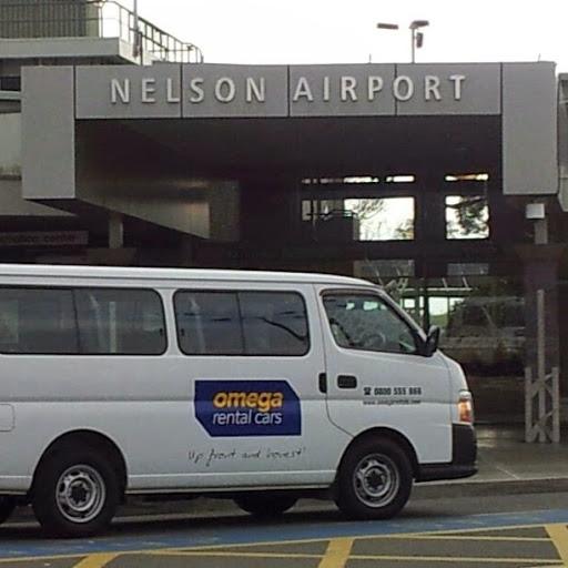 Omega Rental Cars Nelson Airport logo