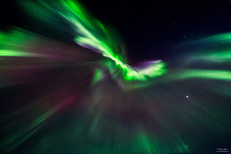 Coronas, Northern Lights in Norway, Photographer Benny Høynes