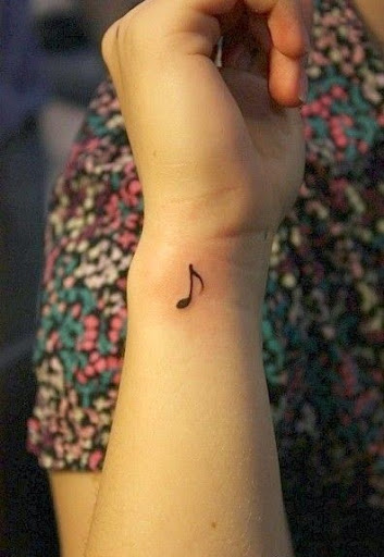small music tattoos