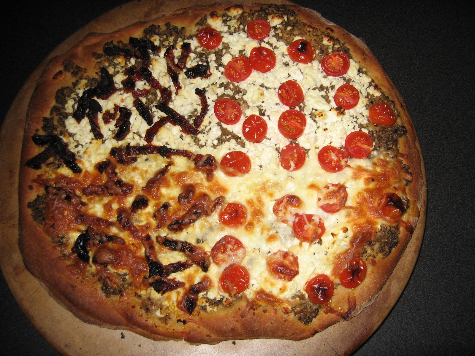 Tapenade Pizza a total experiment that worked The Kitchen is My