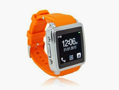  Generic Smartwatch Smart Bluetooth Watch Sync Anti-lost for Iphone Mobile Phone Smartphone Orange