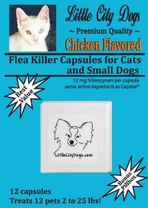  Chicken Flavored Flea Killer Capsules for Cats and Small Dogs - 12 mg Nitenpyram Per Capsule....Same Active Ingredient As Capstar� - 12 Capsules Treat 12 Pets 2 - 25 Pounds