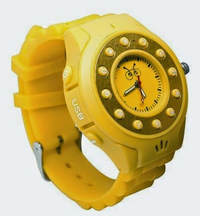  2013 New style Mini Watch Smallest mobile phone Children Male and female Student GPS Location Wristwatch (Yellow)