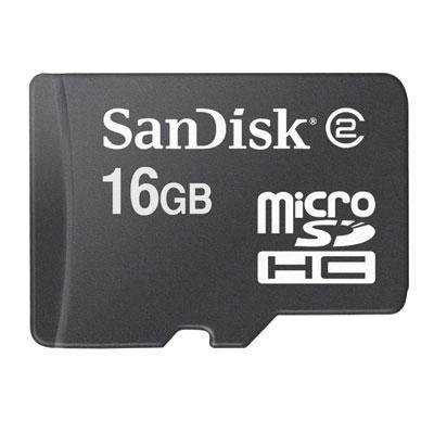 SECURE DIGITAL, 16GB MICROSDHC, NO
