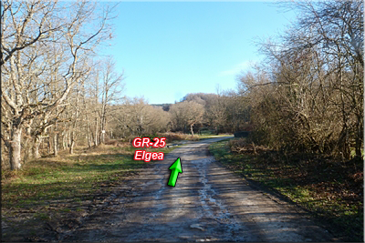 GR-25 dirección a Elgea GR-25 dirección a Elgea